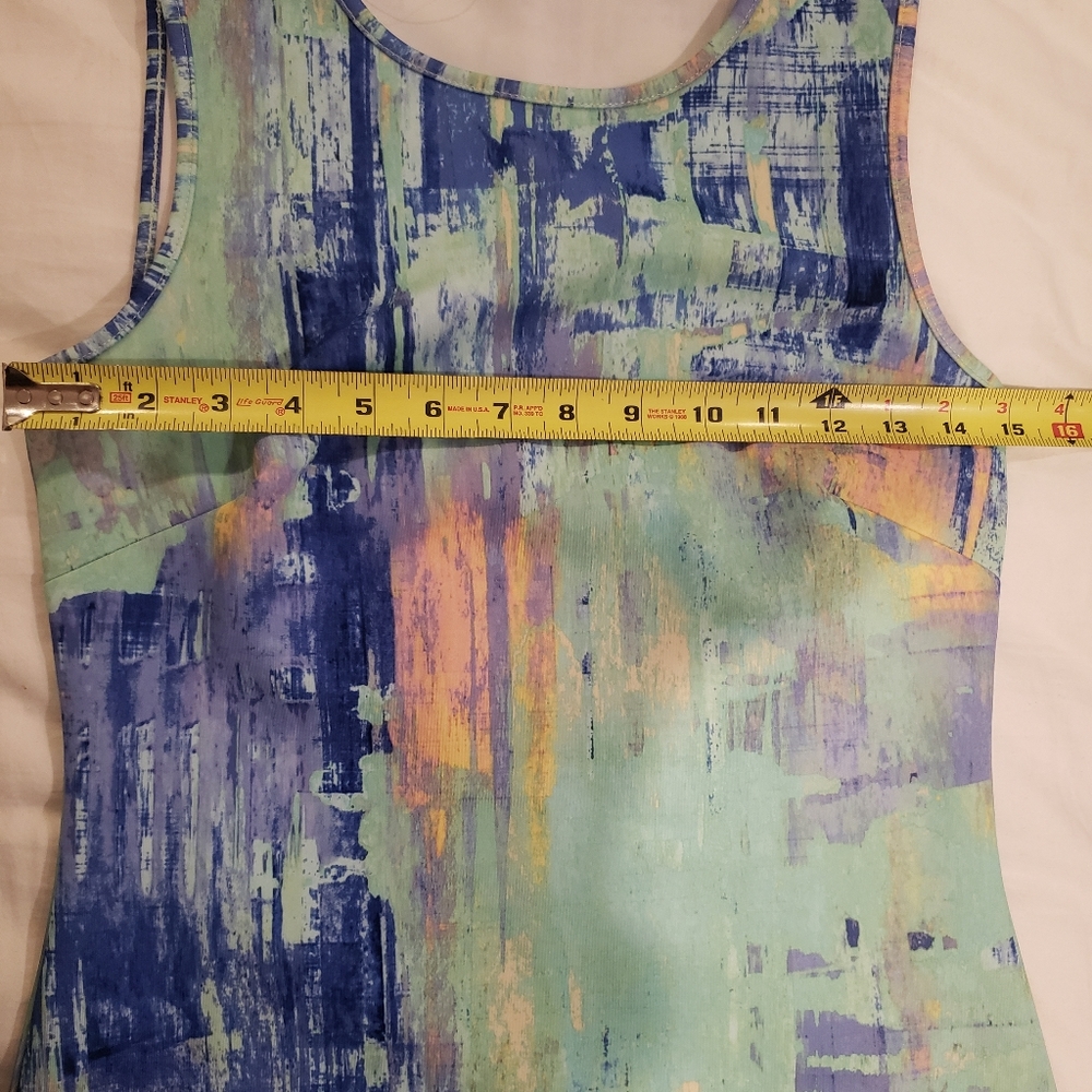 Abstract print bodycon dress - Picture 4 of 8